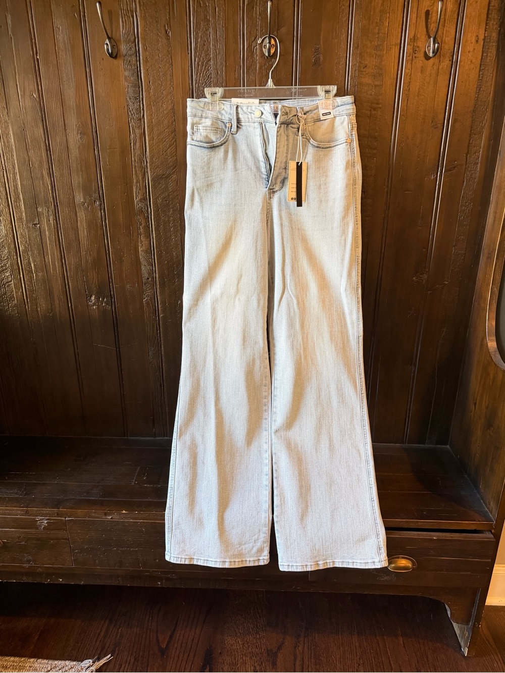 Judy Blue Light Blue High-Rise Wide Leg Jeans